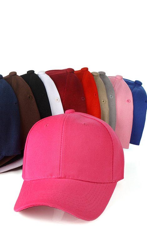 新款棒球帽爆款韓版純se棒球帽棉質空白帽情侶鴨舌帽子男女